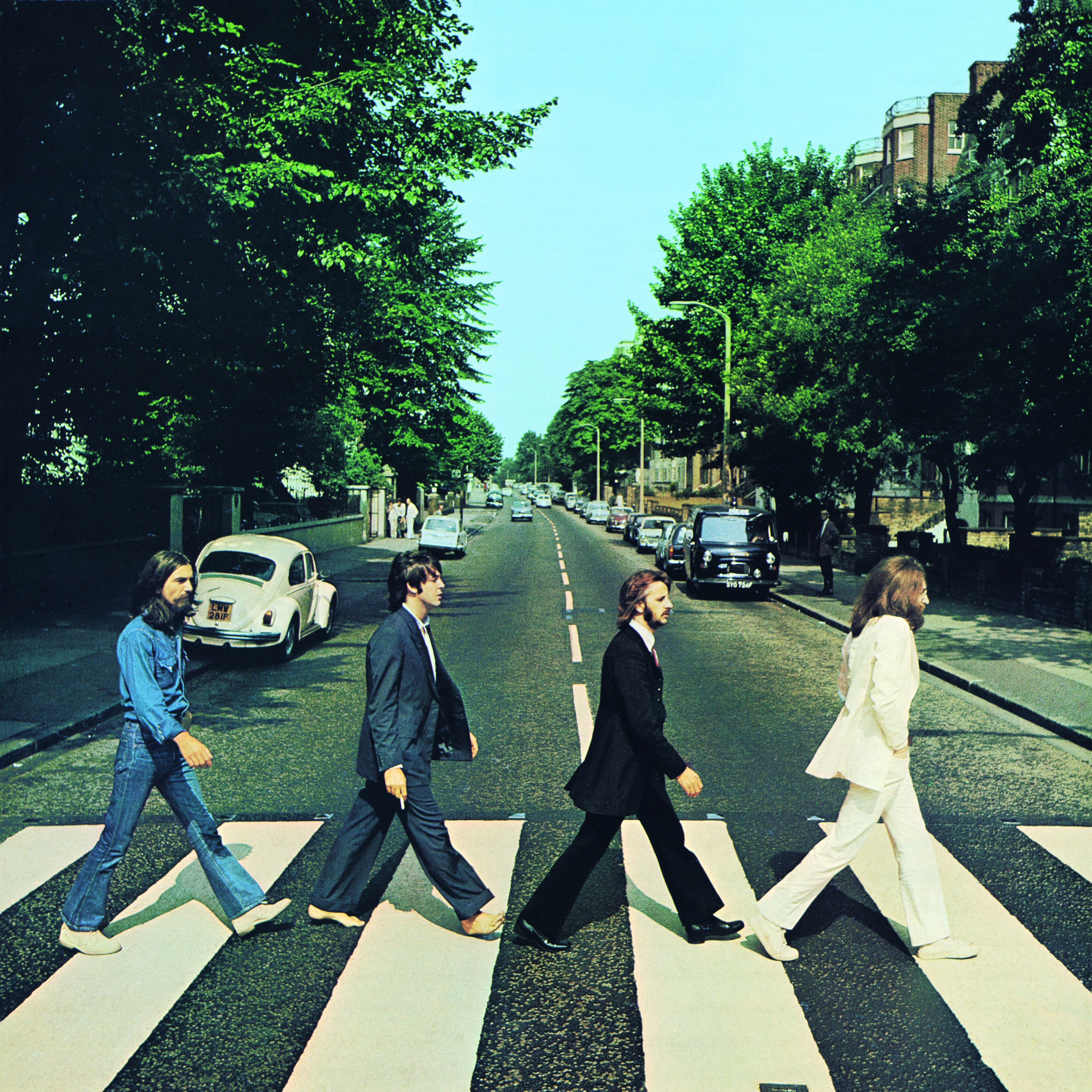The album cover for The Beatle's "Abbey Road"