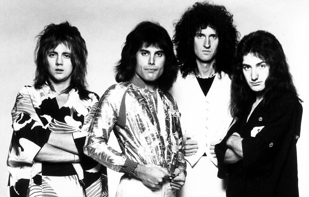 An image of the band Queen. It's a publicity photo for their release "A Night At The Opera"