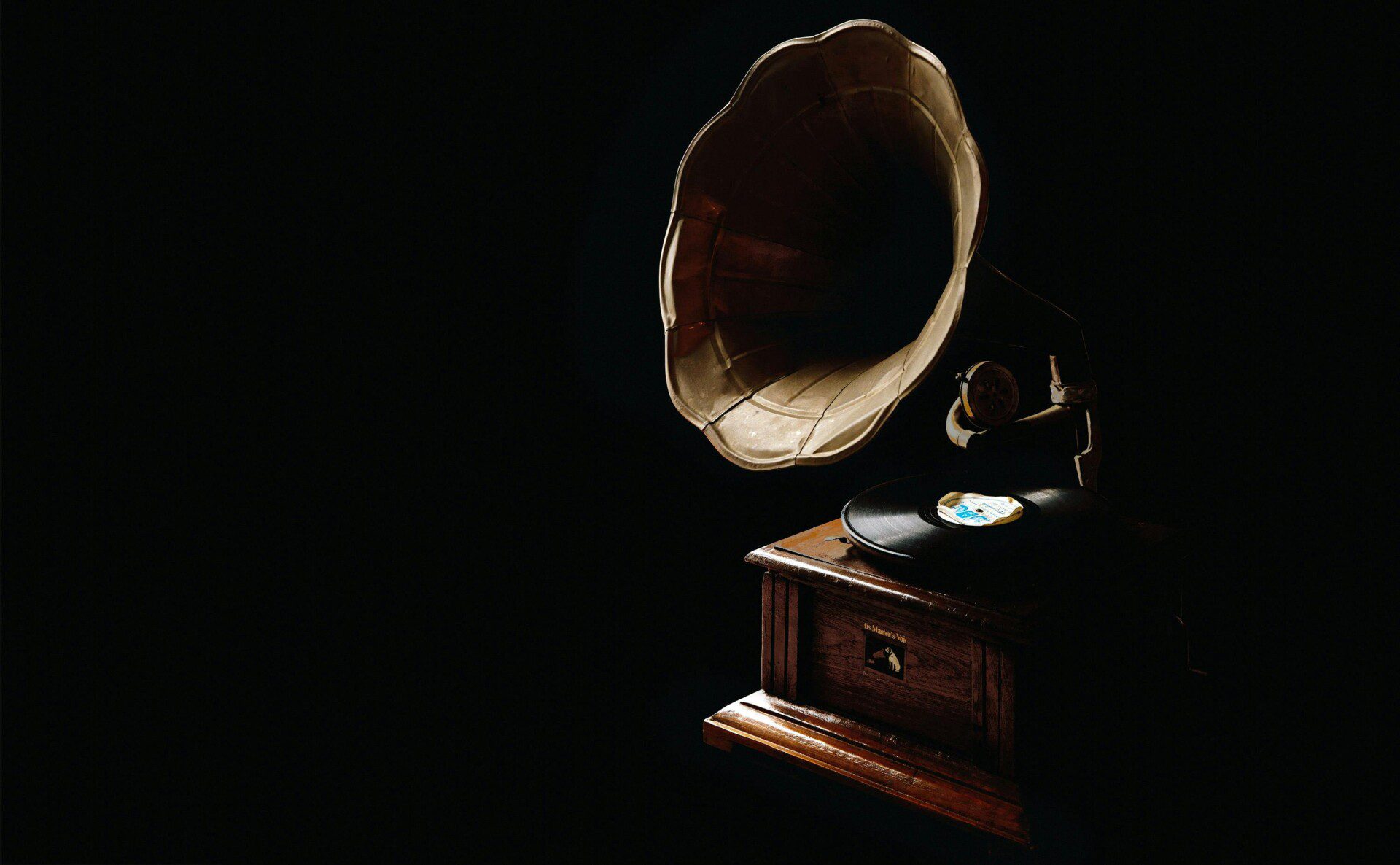 A gramophone